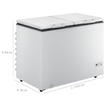 Freezer 414l Consul 02 Tampa Classificacao A - Chb42fbbna