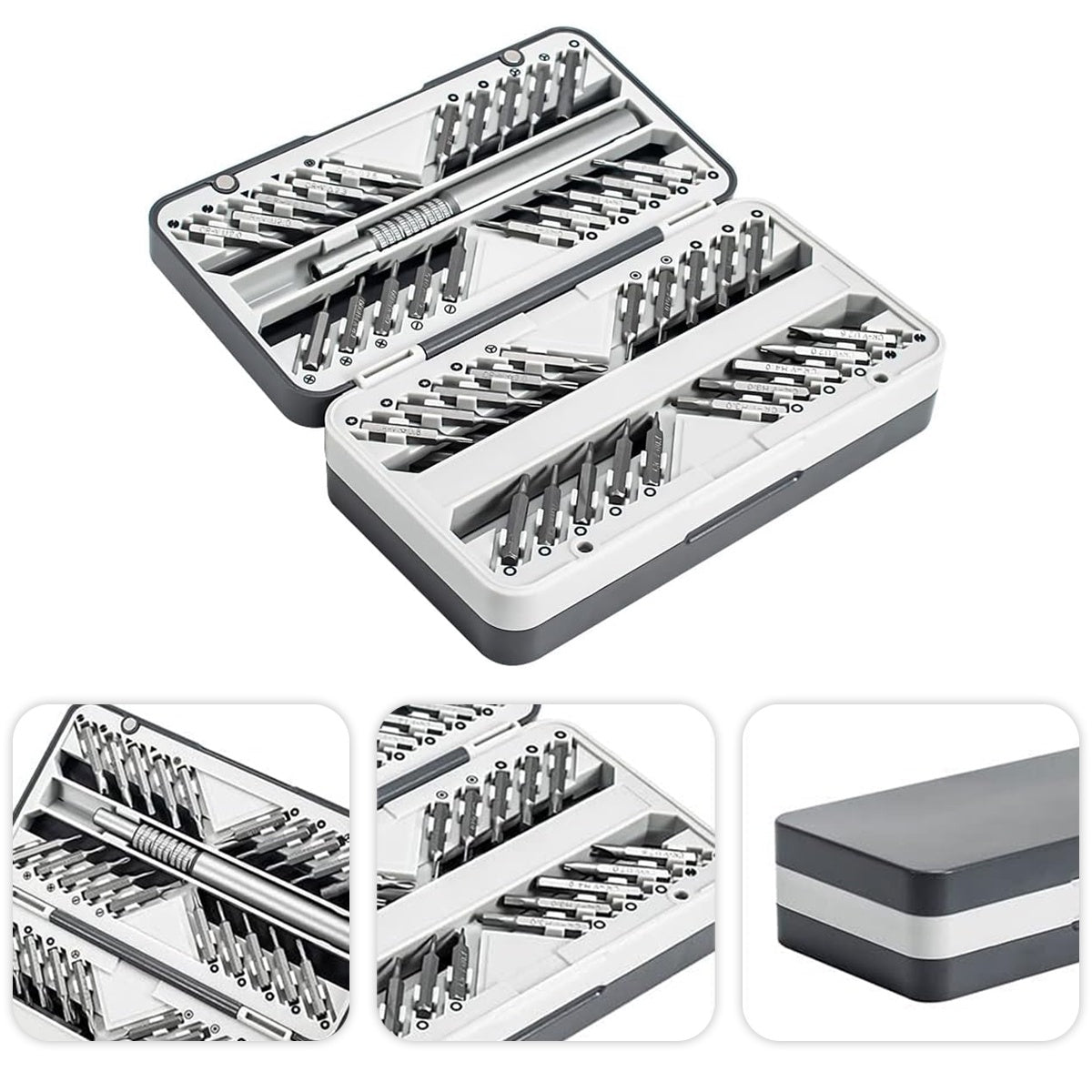 Jogo De Chaves De Precisão 66 Pçs Manutenção Celular Eletrônicos