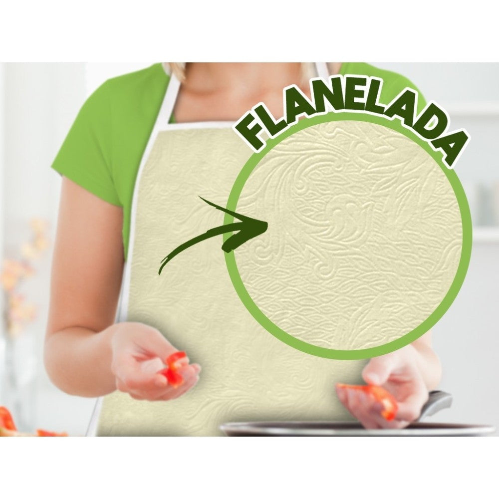 Avental de Cozinha Vida Pratika Bege