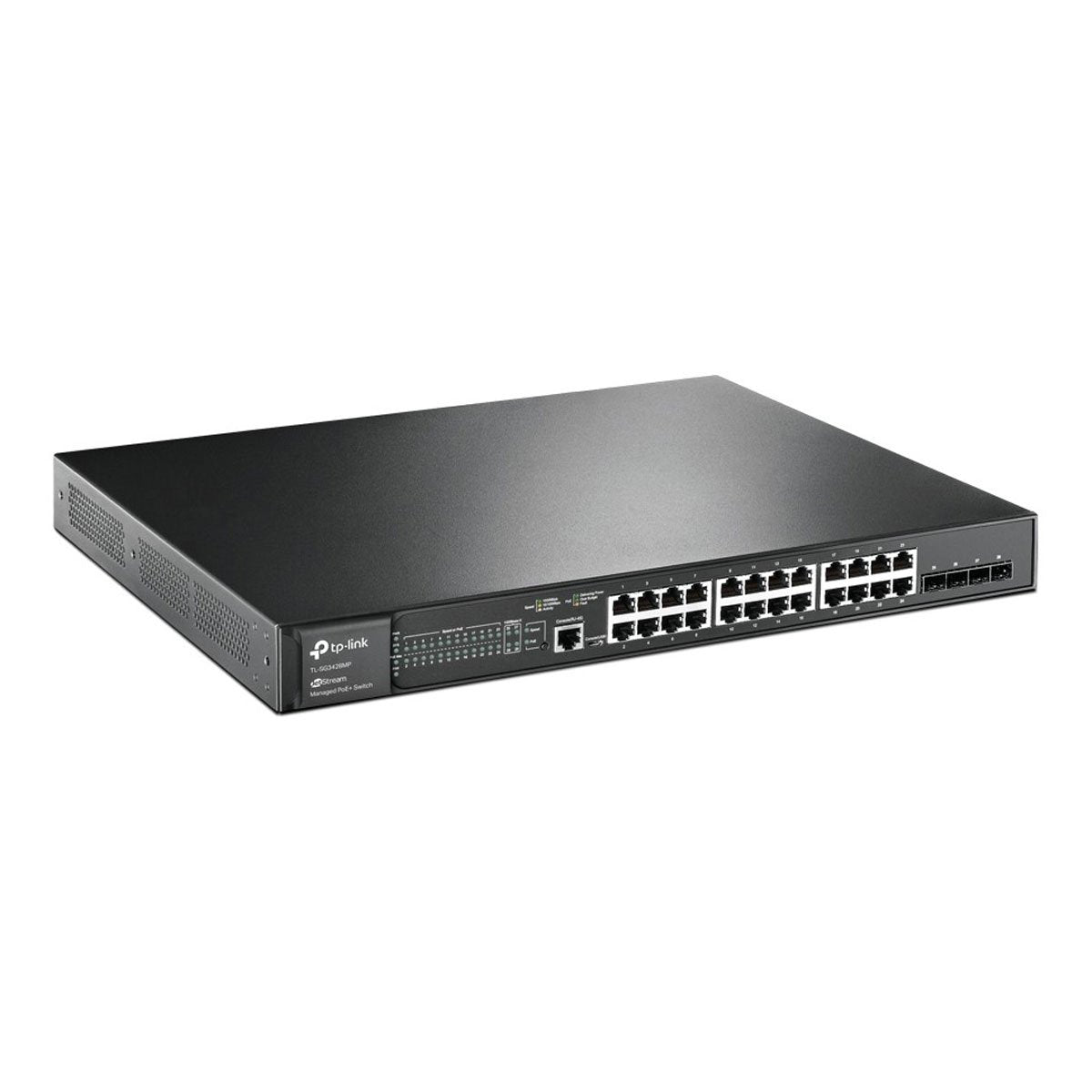 Switch Gerenciavel Gigabit L2+ De 28 Portas Com 24 Portas Poe+ Jetstream Tl-sg3428mp Smb