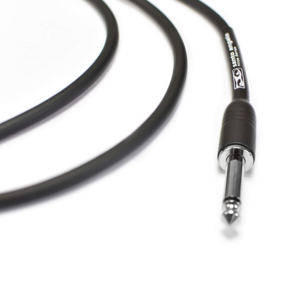 Cabo De Guitarra Ninja Cable 0,20 Mm Conector P10/p10 30ft 9,15 Metros Preto