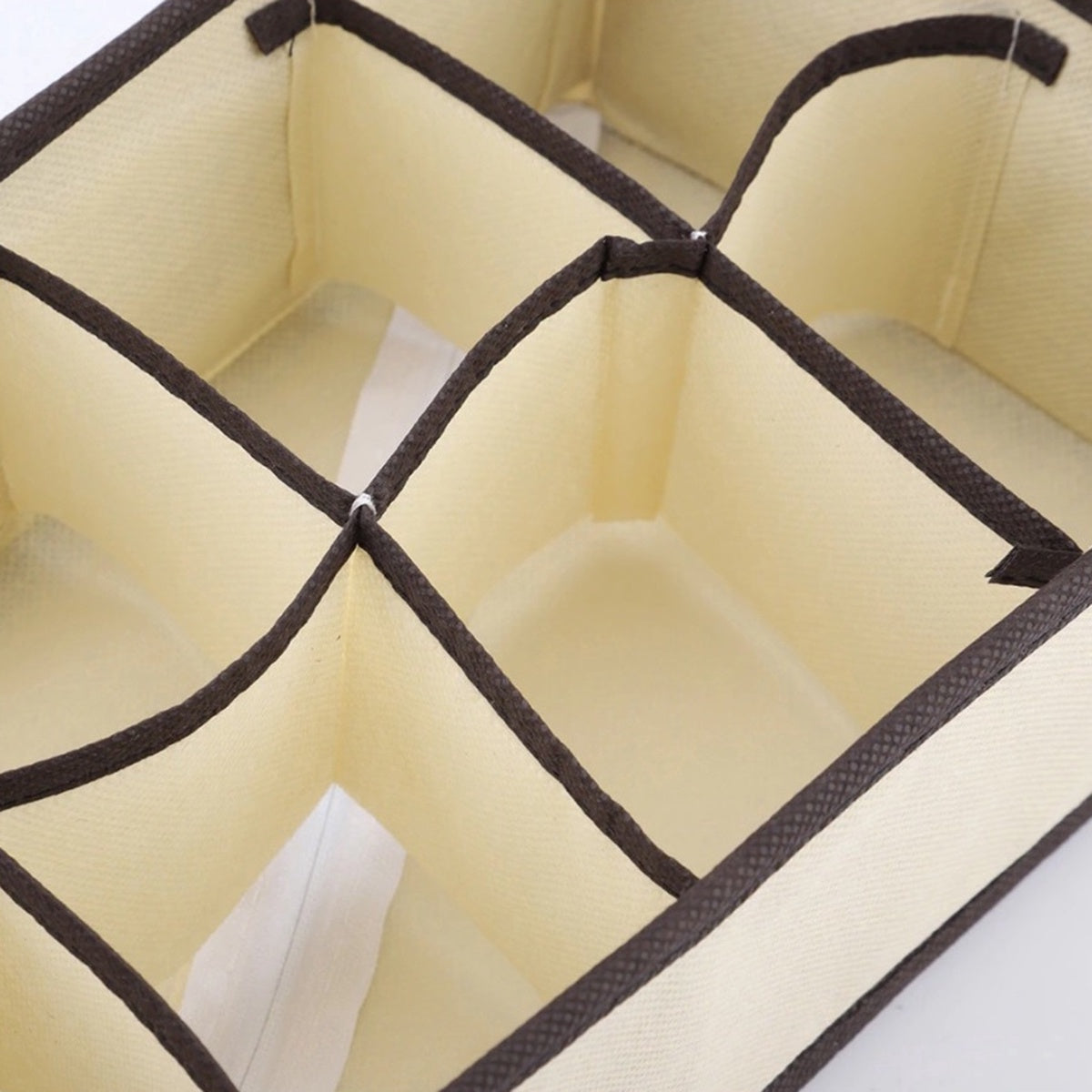 Organizador Gaveta 8 Divisórias Com Zíper Cueca Calcinha Gravata Armário
