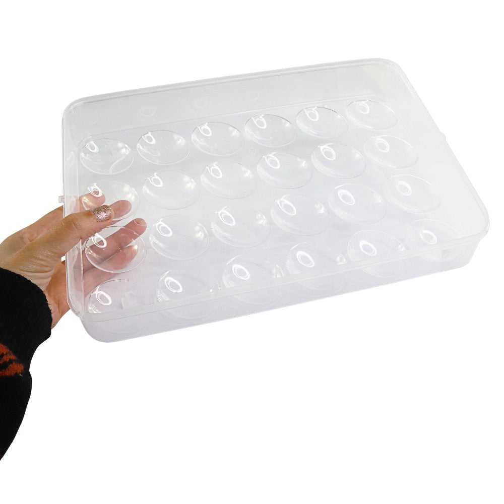 Bandeja de Ovos de Plástico 24 Compartimentos