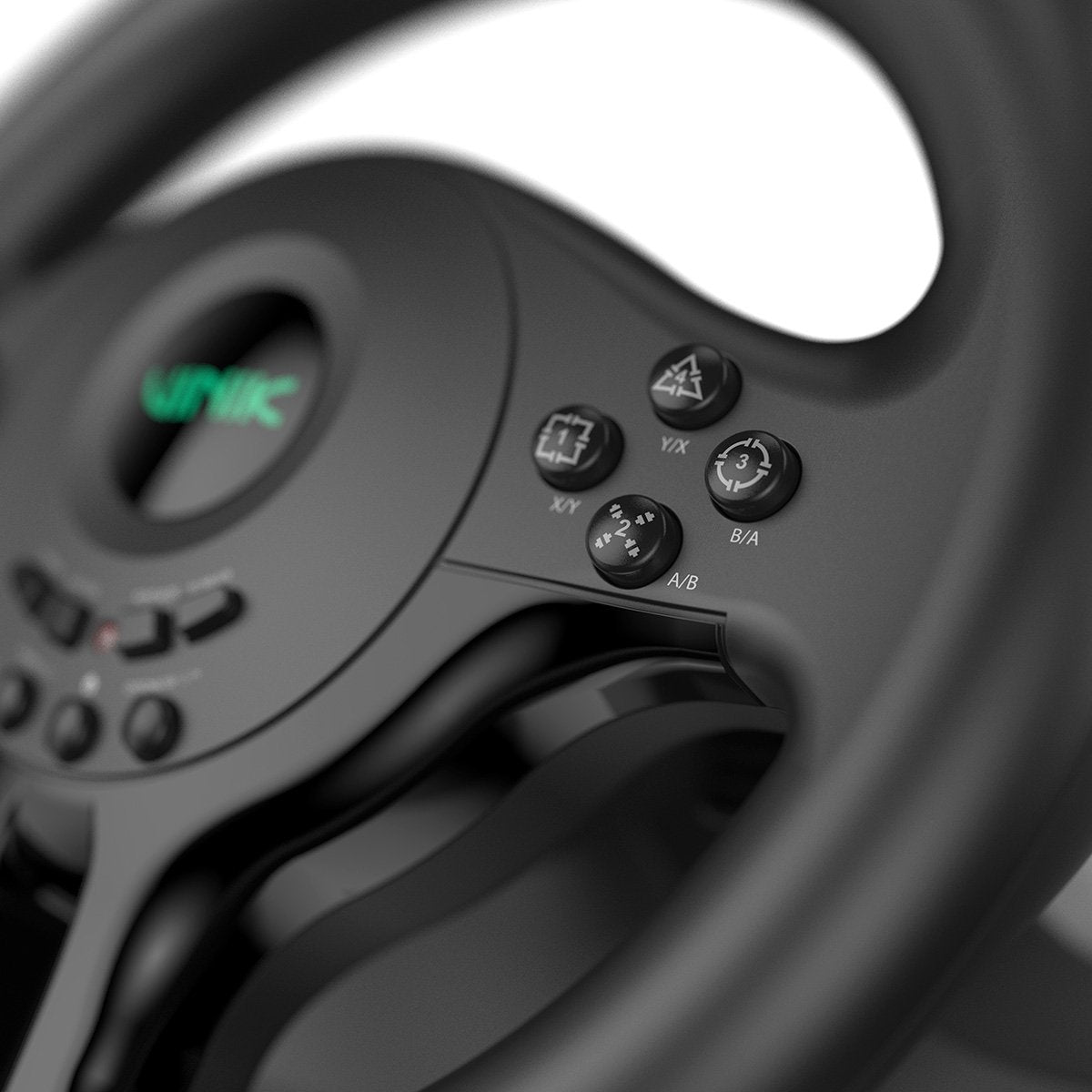 Volante Gamer Com Pedal Gw180 Vinik Para Pc / Ps4 / Xbox / Switch