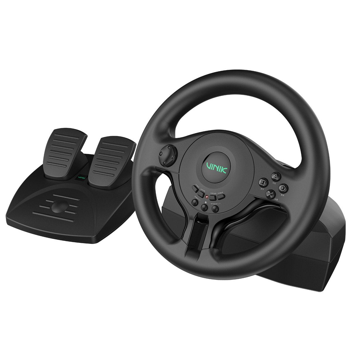 Volante Gamer Com Pedal Gw180 Vinik Para Pc / Ps4 / Xbox / Switch