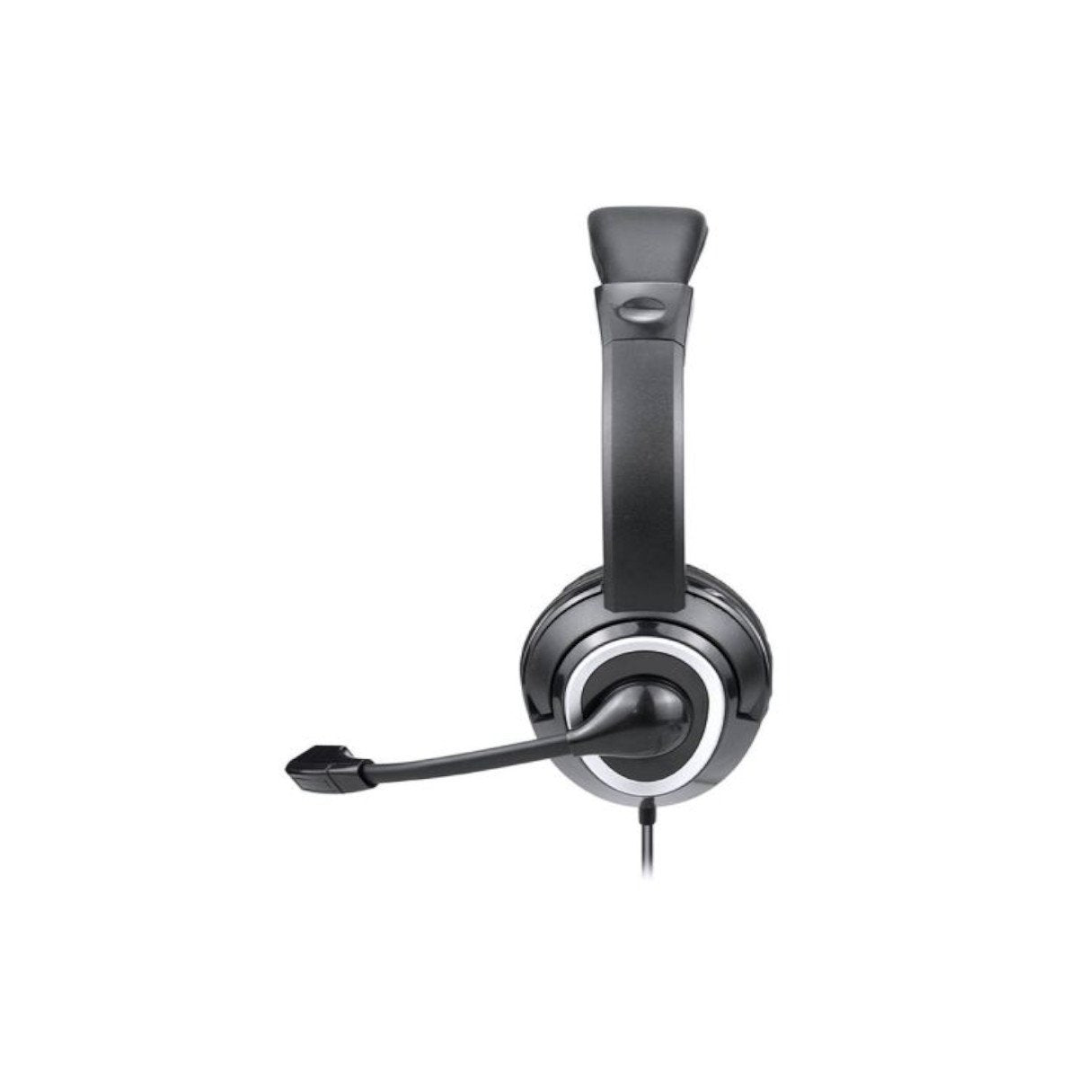 Headset Com Fio Hf600 Conexão P3 E Usb Cabo De 240cm Preto - Ph427