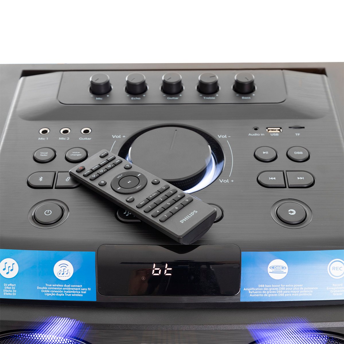 Caixa De Som Bluetooth 5.3 Tws Party Speaker 2400w - Tax5509