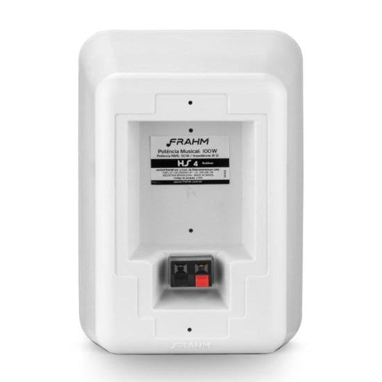 Caixa de Som Passiva Frahm HS Outdoor 100w Branca - PAR / 2