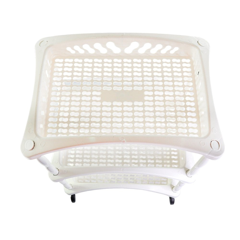 Organizador Vertical Triplo Fruteira Branco 3 Andares
