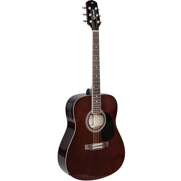 Violao Eletrico Aco Folk Gd-1 Eq Tdw (vinho) Giannini