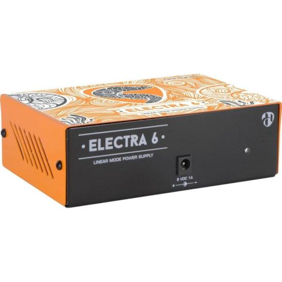 Fonte Linear Hayonik para 6 Pedais de Efeito Electra 6 9Vdc 1000mA