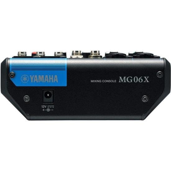 Mesa de Som Yamaha MG06X 6 Canais Bivolt Preta