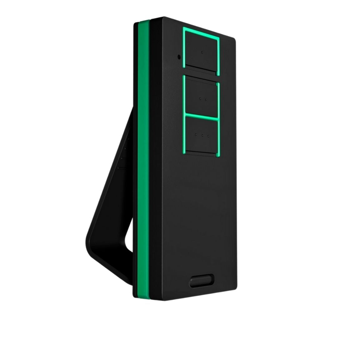 Controle Smart Para Portao 3 Botoes Preto/verde Hitron