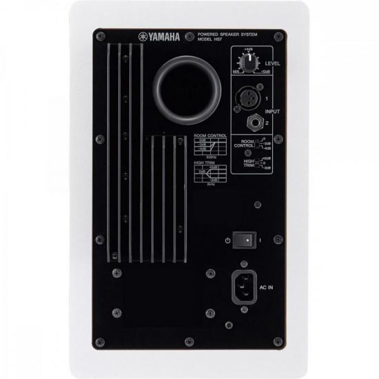 Monitor de Referência para Estúdio Yamaha HS7 95W RMS Branco