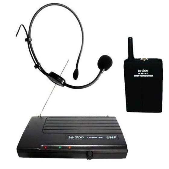 Microfone Headset Auricular Digital C/fio Ls901 Hd-750 Leson