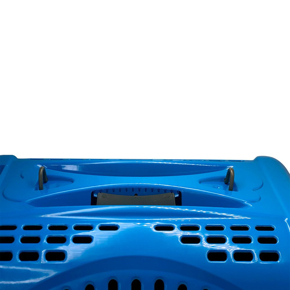 Caixa de Transporte para Pet - Azul e Preto