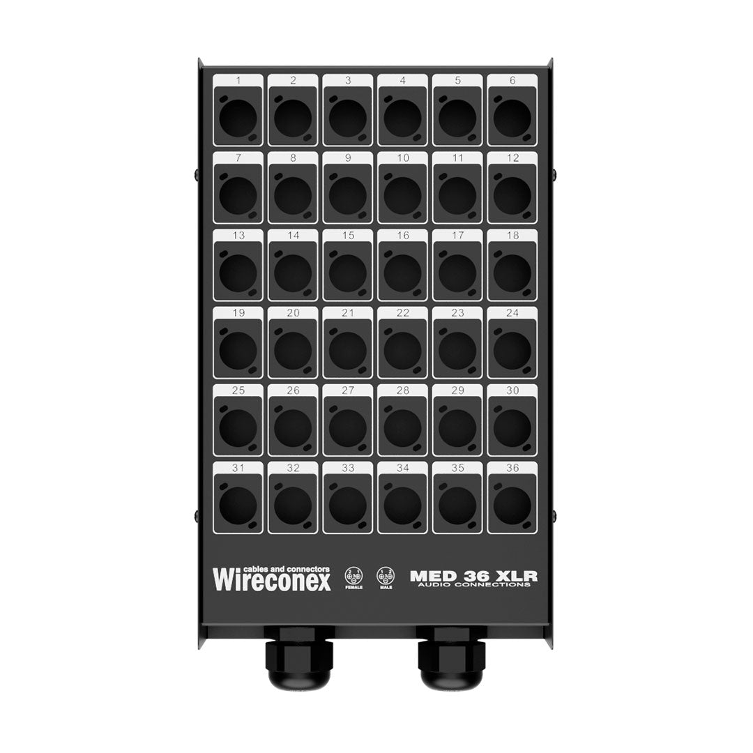 Painel Multicabo 36 Vias Xlr Sem Conectores - Wireconex