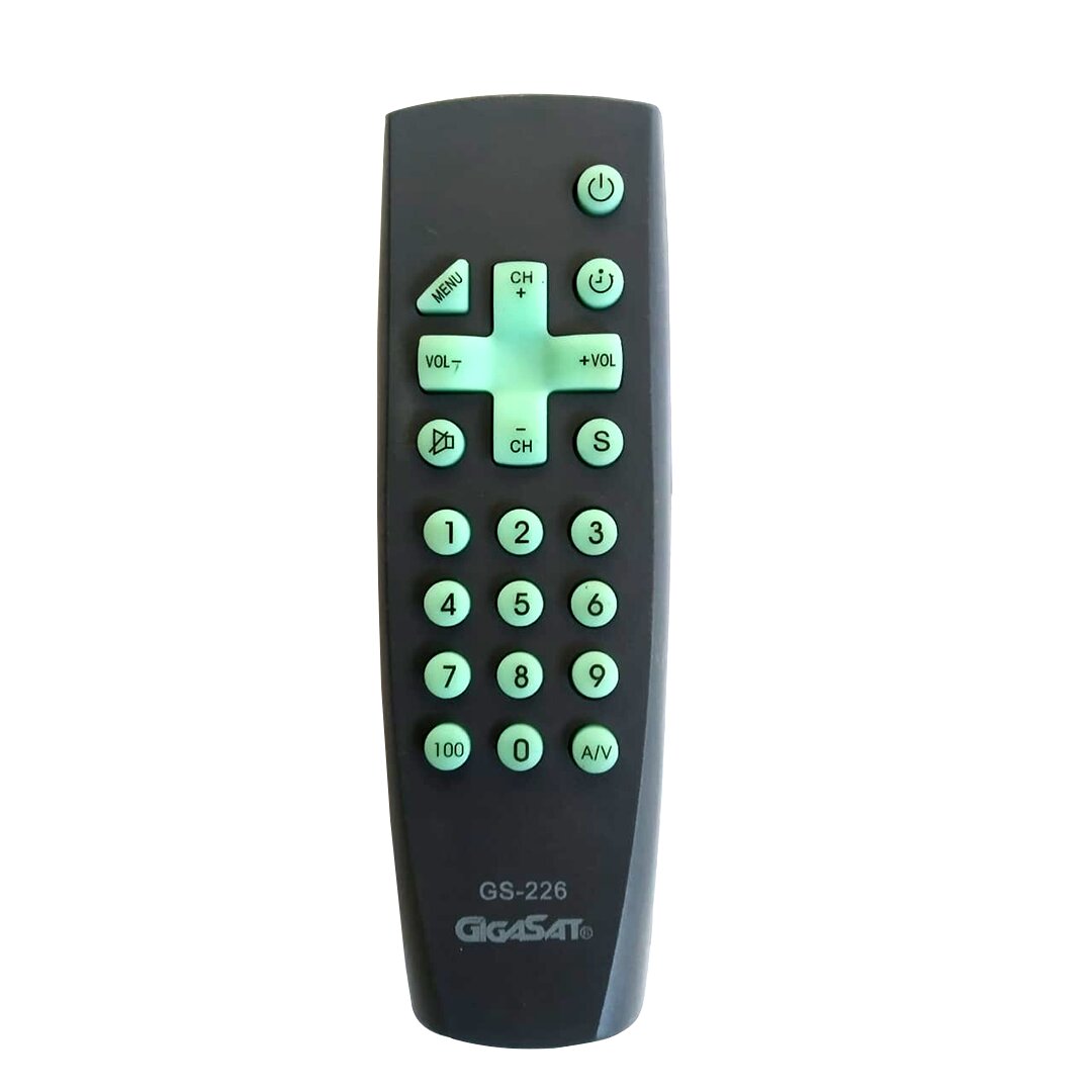 Controle Tv Tosh Lumina Cinza Escuro Gs-226 Gigasat