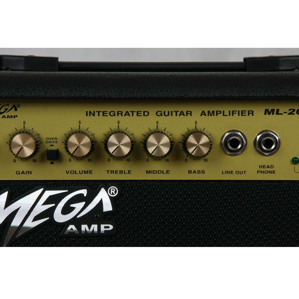 Amplificador Para Guitarra 20w Ml 20 Mega