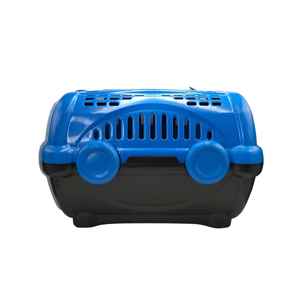 Caixa de Transporte para Pet - Azul e Preto