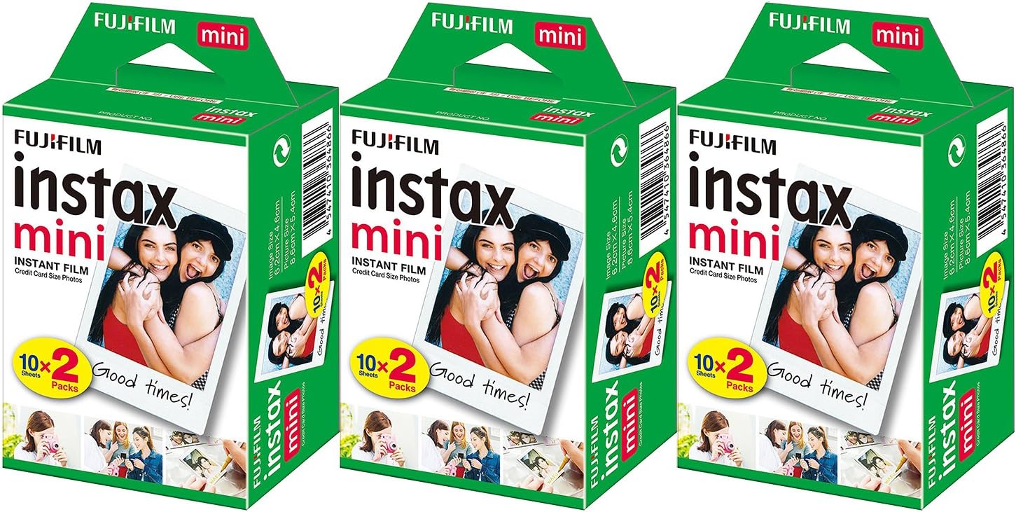Filme Instax Mini Com 60 Fotos - Fujifilm