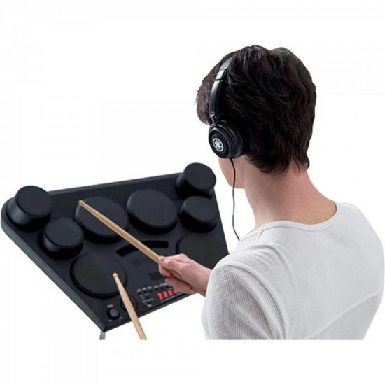 Bateria Eletrônica Yamaha DD-75 Com Fonte Preto