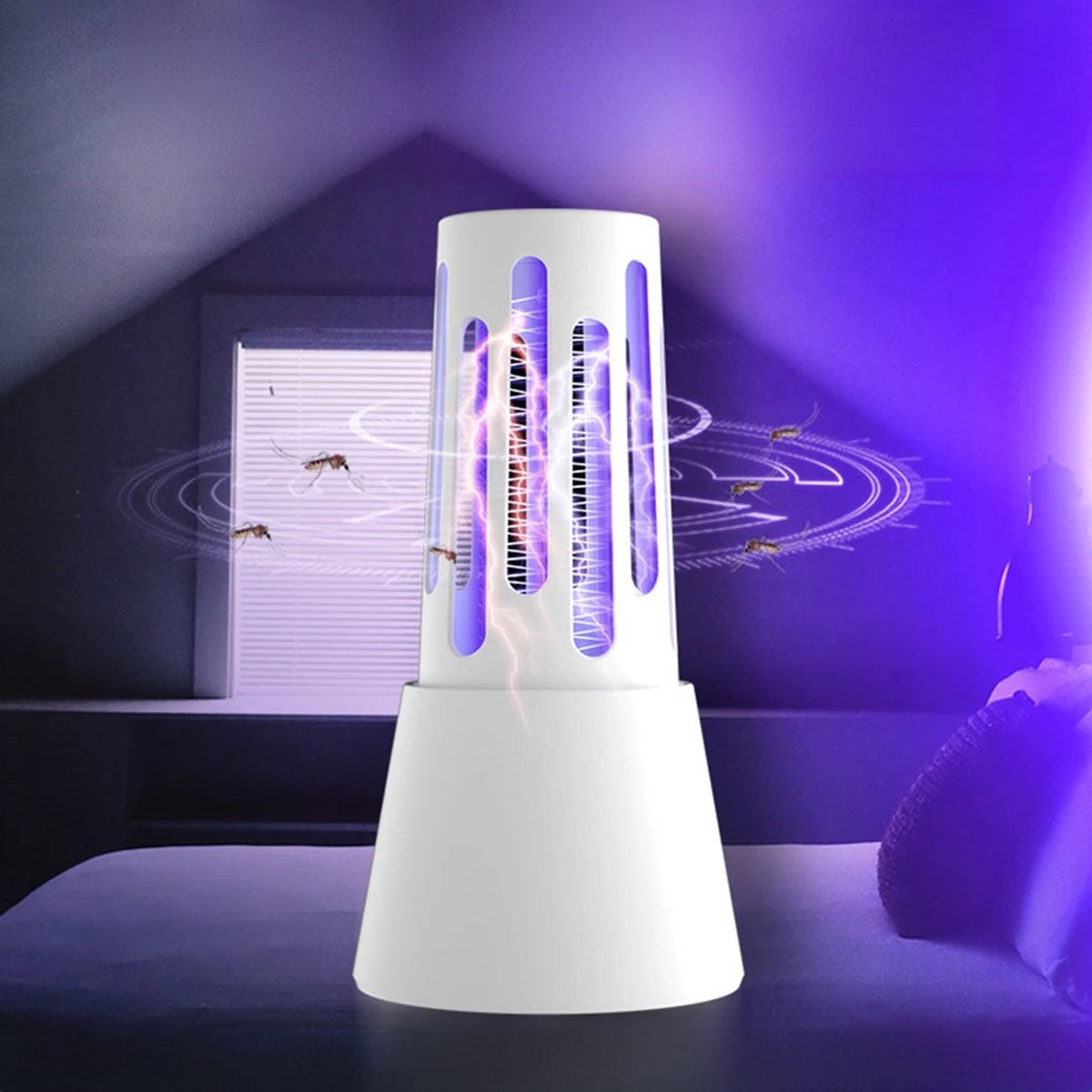 Abajour Armadilha Mata Mosquito Pernilongo Inseto Mosca Led Usb