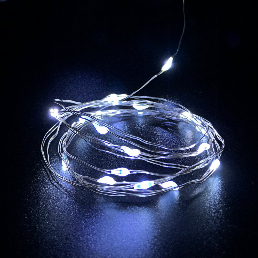 Fio De Fada Led para Decoração Cordão De Luz 5 Metros - Branco