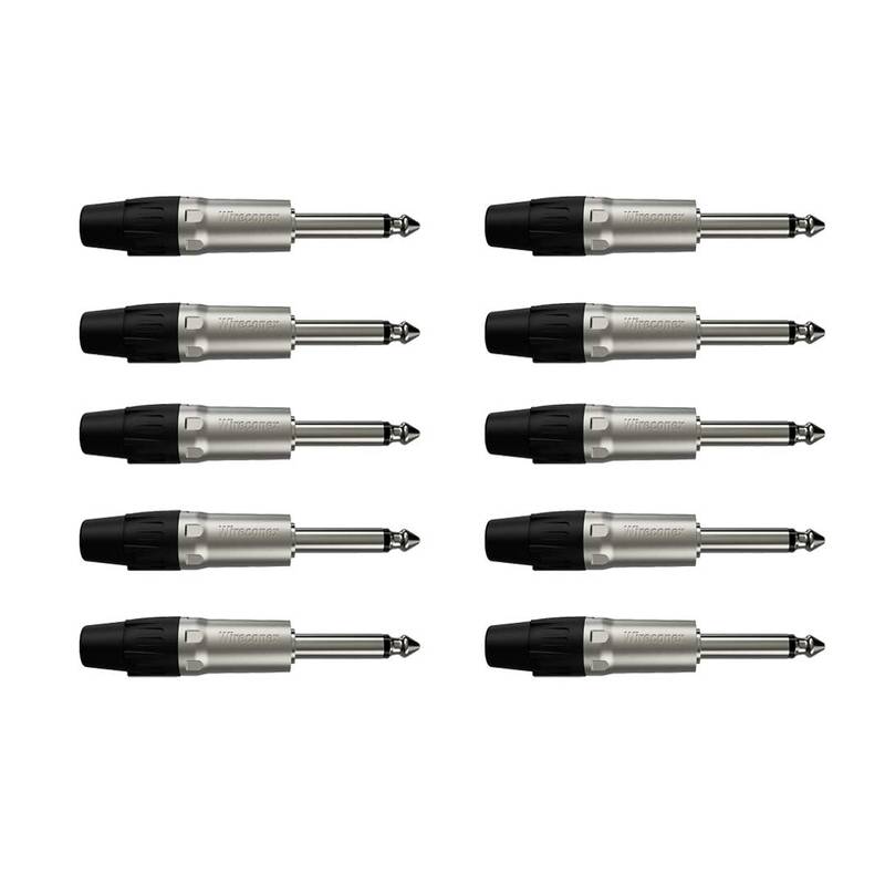 Conector P10 Macho Linha Mono Wc 1112 Wireconex 10 Unidades