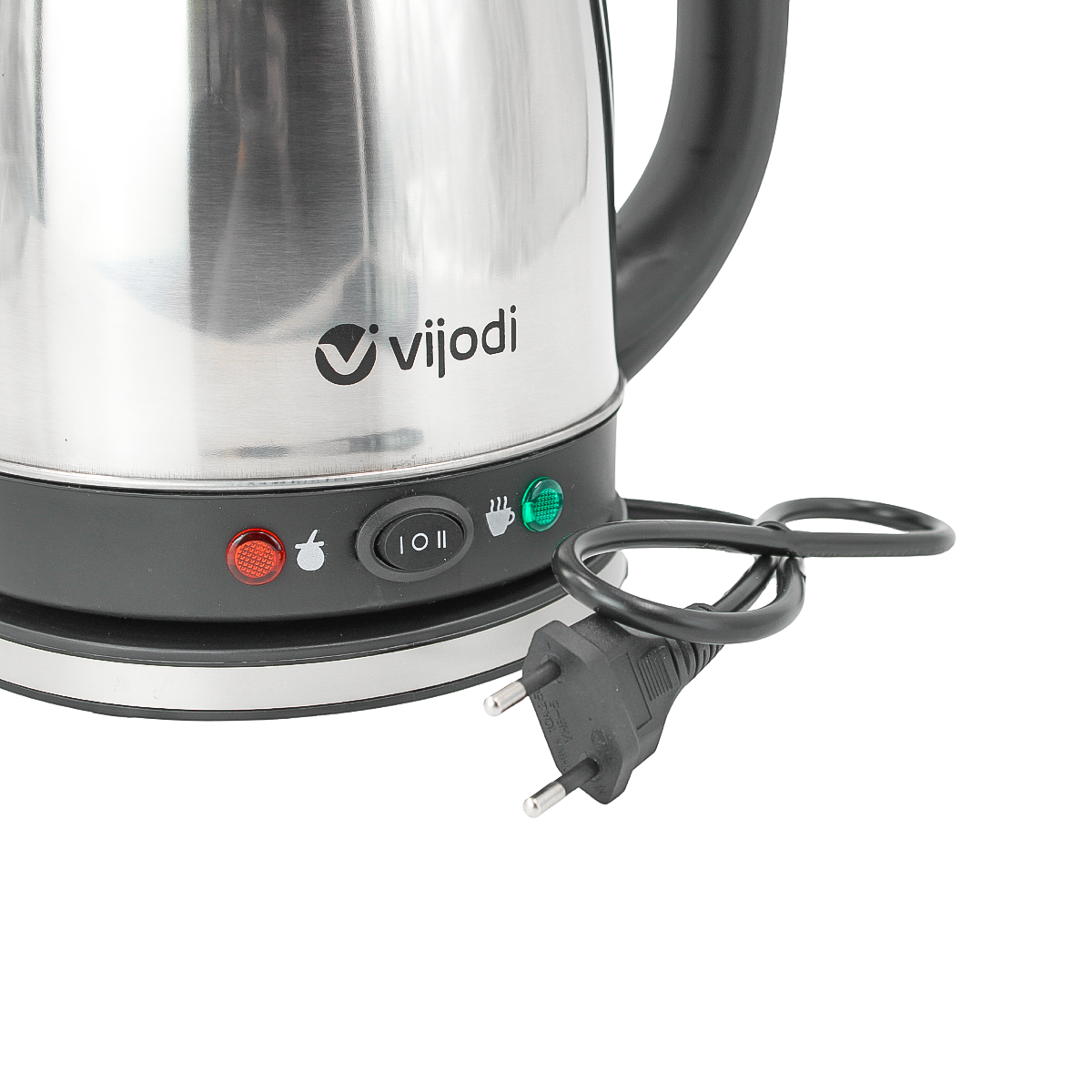 Chaleira Elétrica Aço Inox Jarra Bule 1500w 2l Portátil 110v