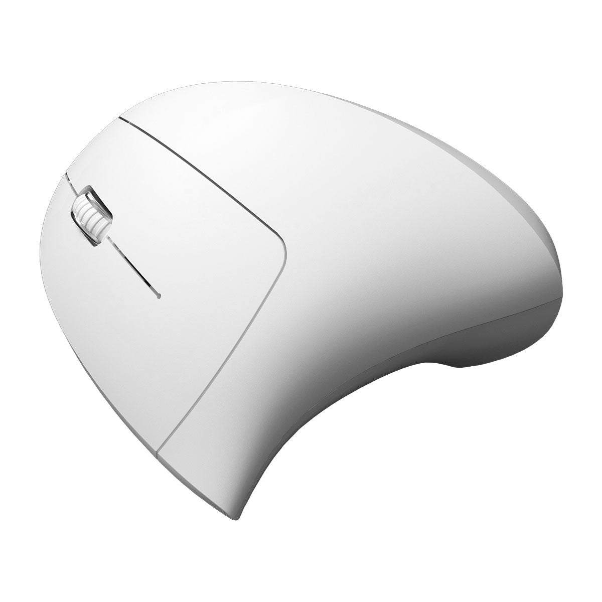 Mouse Sem Fio Recarregável 2.4 Ghz Vertical Ergonomico Ortopedico Power Fit 1600 Dpi Branco Usb - Pm300