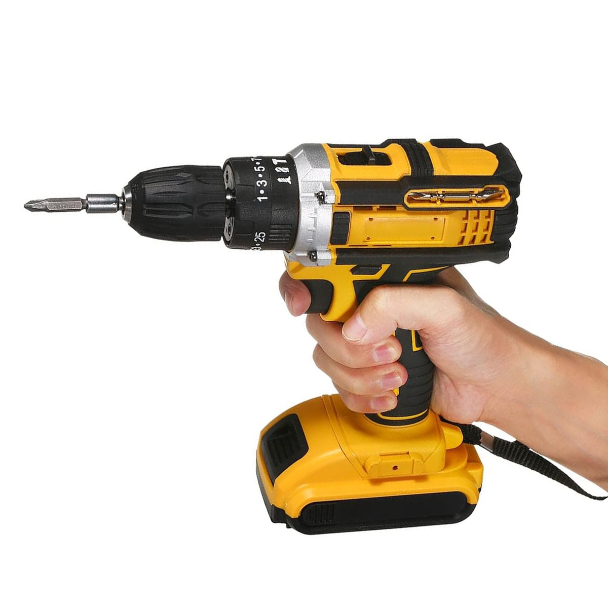 Maleta Ferramentas Furadeira Parafusadeira Sem Fio Bivolt 36v