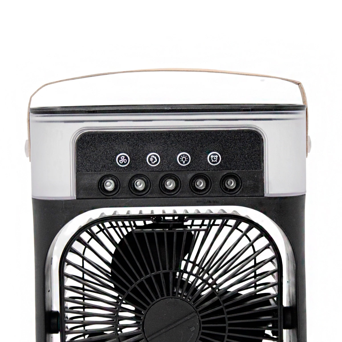 Ventilador Portátil Iluminação Umidificador Climatizador Usb De Mesa