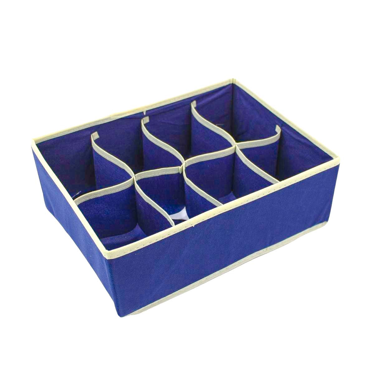 Organizador Gaveta 8 Divisórias Com Zíper Cueca Calcinha Gravata Armário