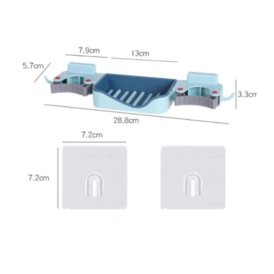 Suporte Para Sabonete Vassoura Rodo De Parede