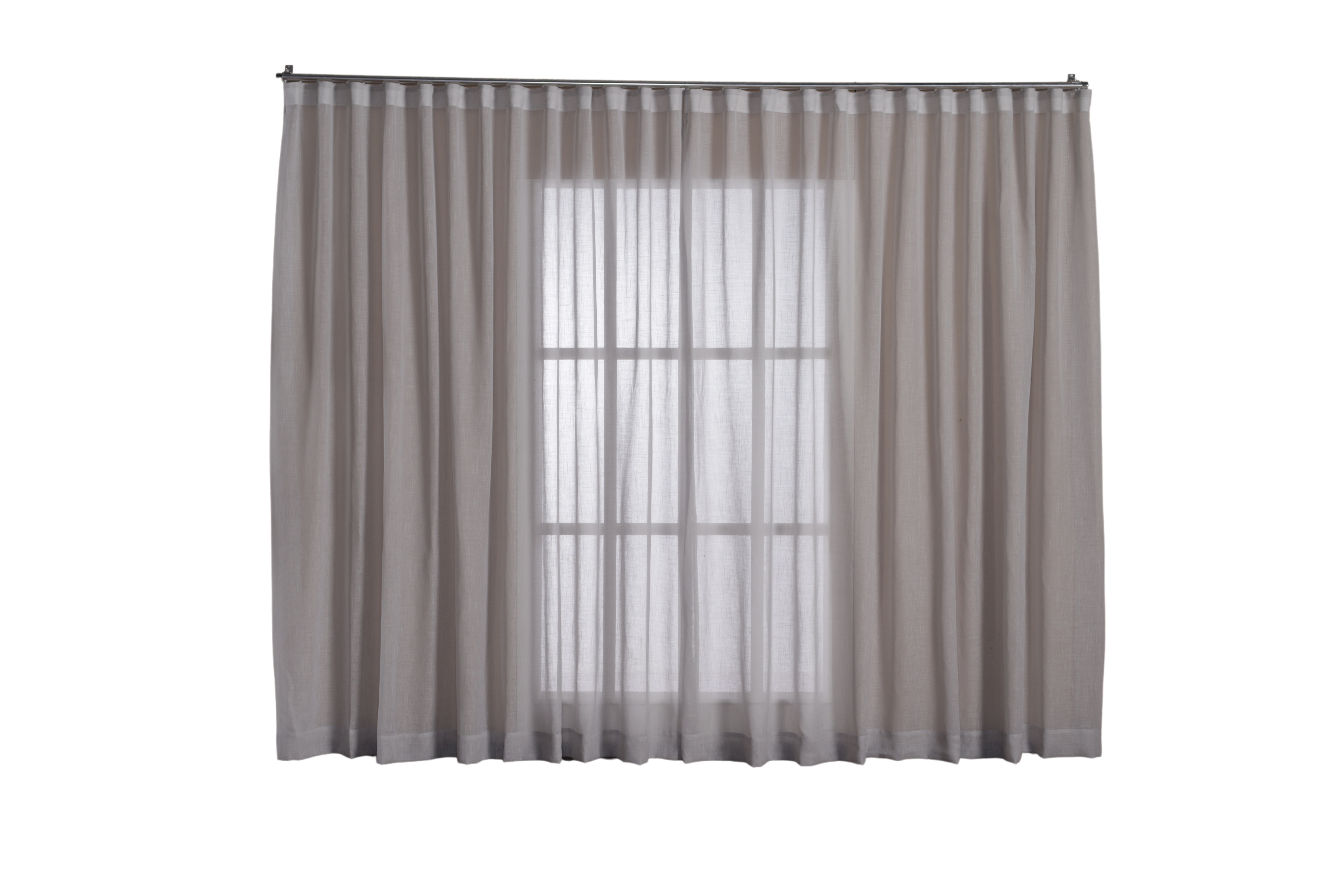 Cortina Voil Tecido 2,80x2,30 Para Trilho Suíço