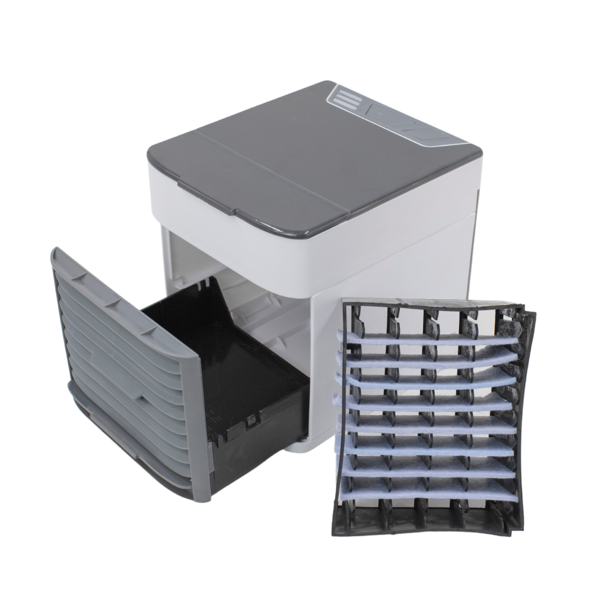 Mini Climatizador De Ar Umidificador Refil P/ Gelo Refrescar Portátil Usb