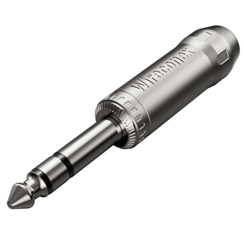 Wc 1133 Trs Conector (1/4) Stereo Linha Wireconex 10 Unidades