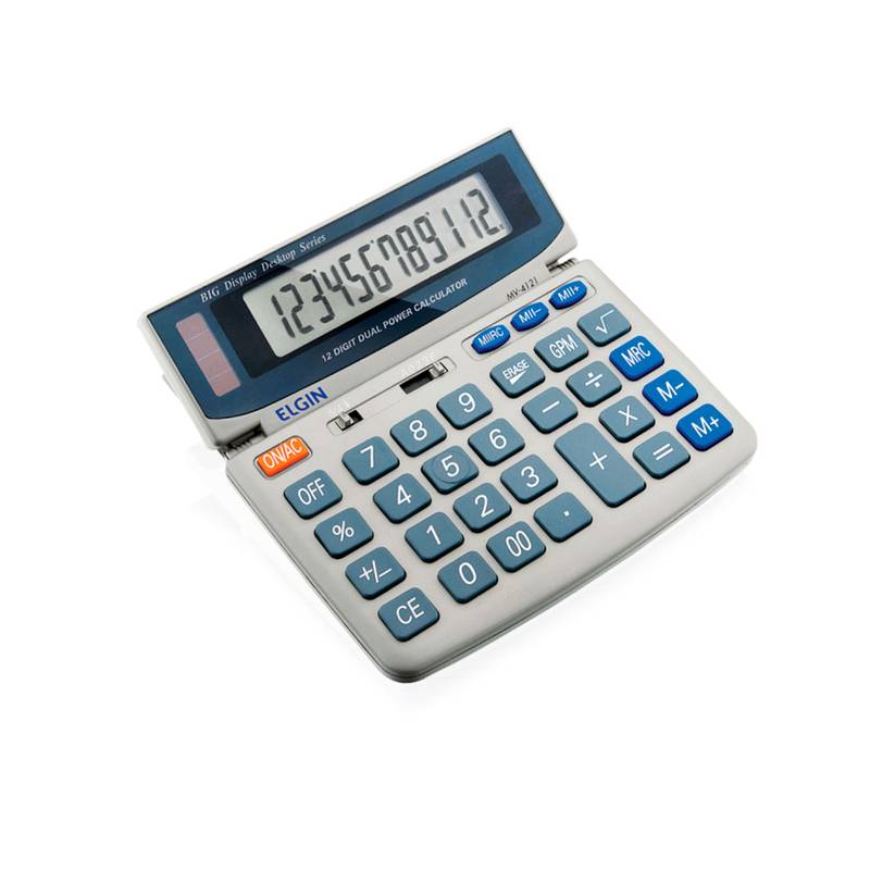 Calculadora De Mesa 12 Digitos Mv-4121 Elgin