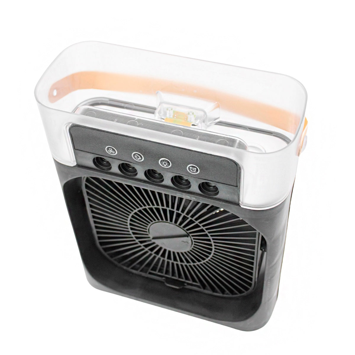 Ventilador Portátil Iluminação Umidificador Climatizador Usb De Mesa