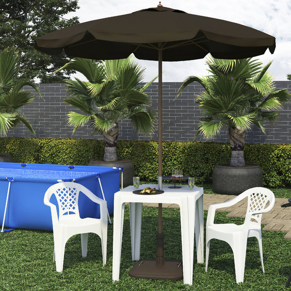Cadeira de Jardim Plástico 72x50cm Branco Iguape Tramontina