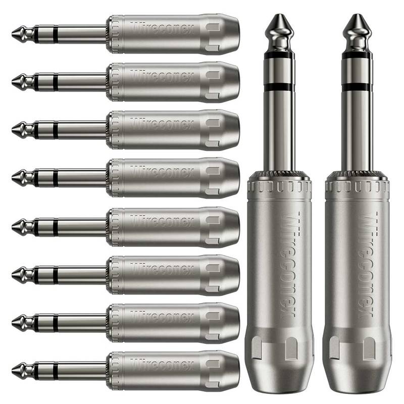 Wc 1133 Trs Conector (1/4) Stereo Linha Wireconex 10 Unidades