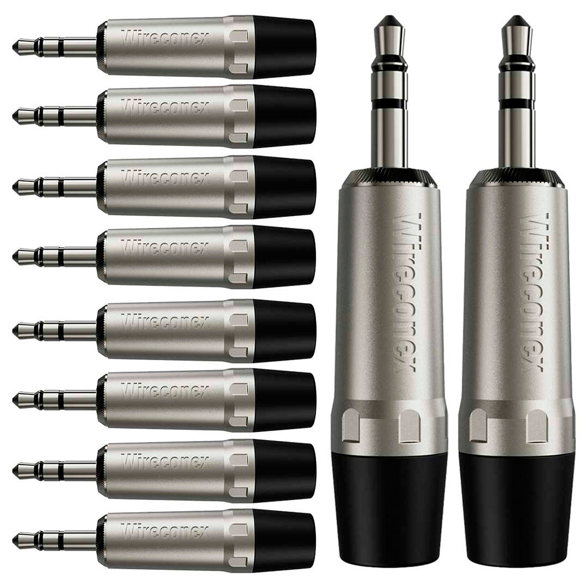 Conector P2 Stereo 3,5mm Plt Wc 1323 Trs Wireconex 10 Unidades