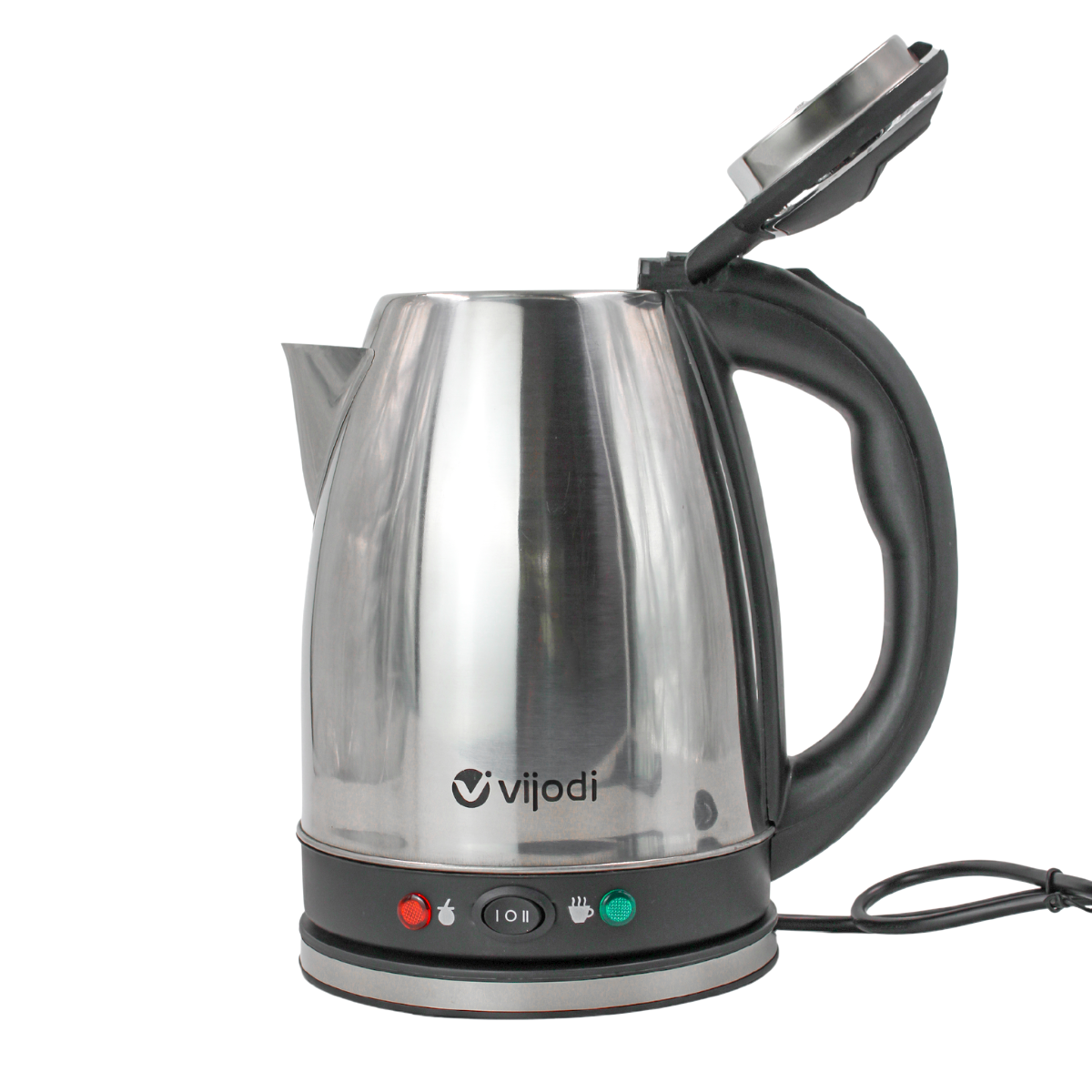 Chaleira Elétrica Aço Inox Jarra Bule 1500w 2l Portátil 110v