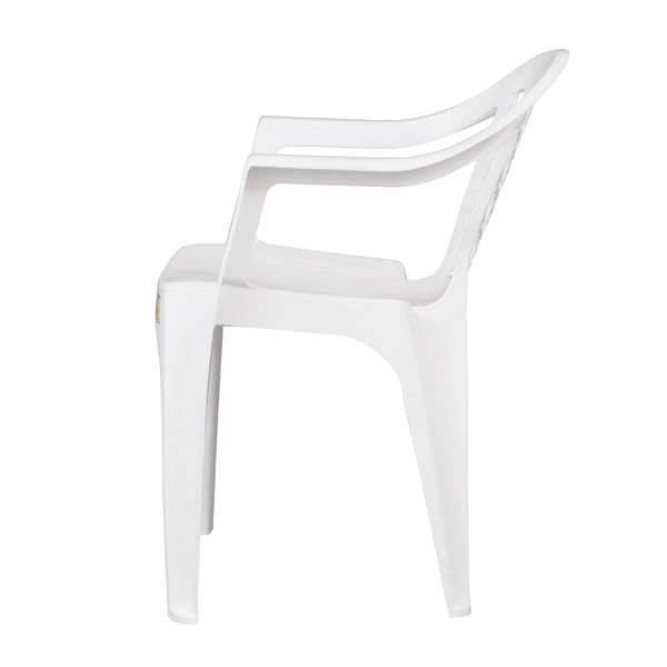 Cadeira de Jardim Plástico 72x50cm Branco Iguape Tramontina