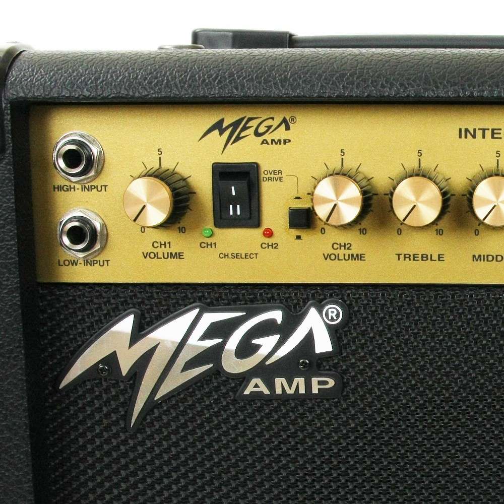 Amplificador Para Guitarra 30w Ml 30r Mega