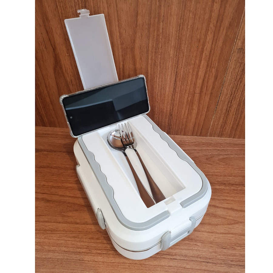 Marmita Térmica Elétrica Para Carro E Tomada Bivolt Portátil