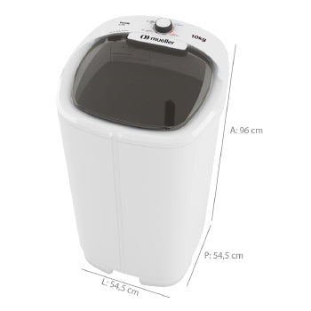 Lavadora 10kg Mueller Family Lite - 60.0055.019