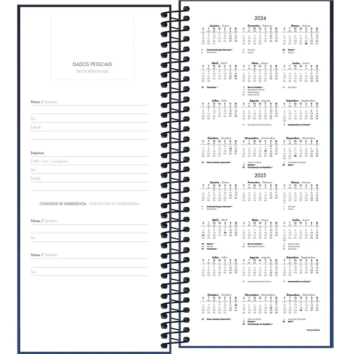 Agenda Executiva 11,9 X 27,5 Cm Comercial Ideale 2024