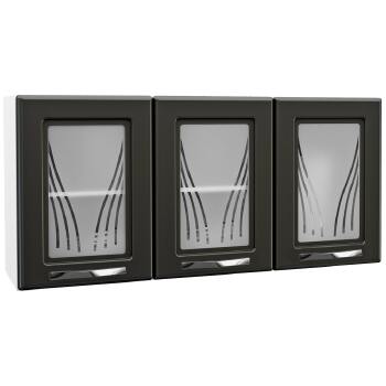 Armario Triplo Telasul Star 3 Pts C/vidro - 816007-02